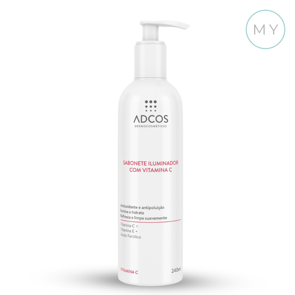 Sabonete Iluminador com Vitamina C 240ml - Adcos