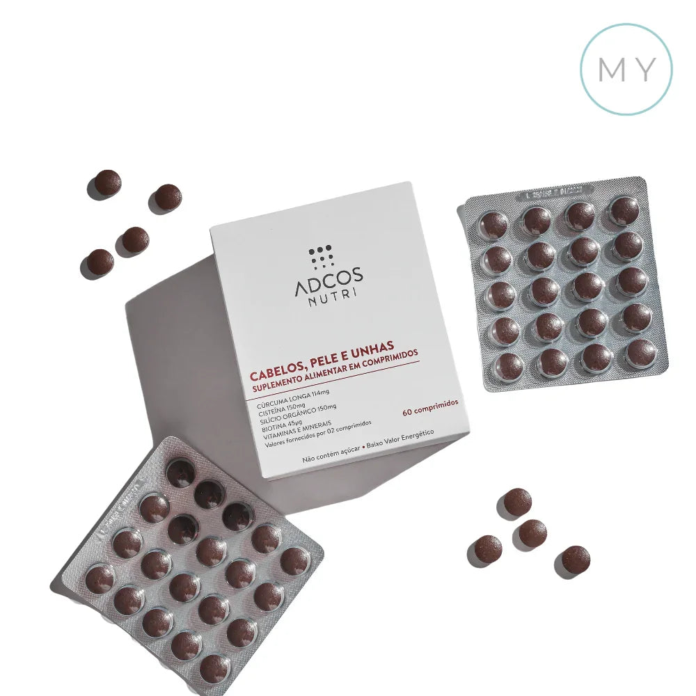 Nutri Cabelos, Pele e Unhas 60 cápsulas - Adcos
