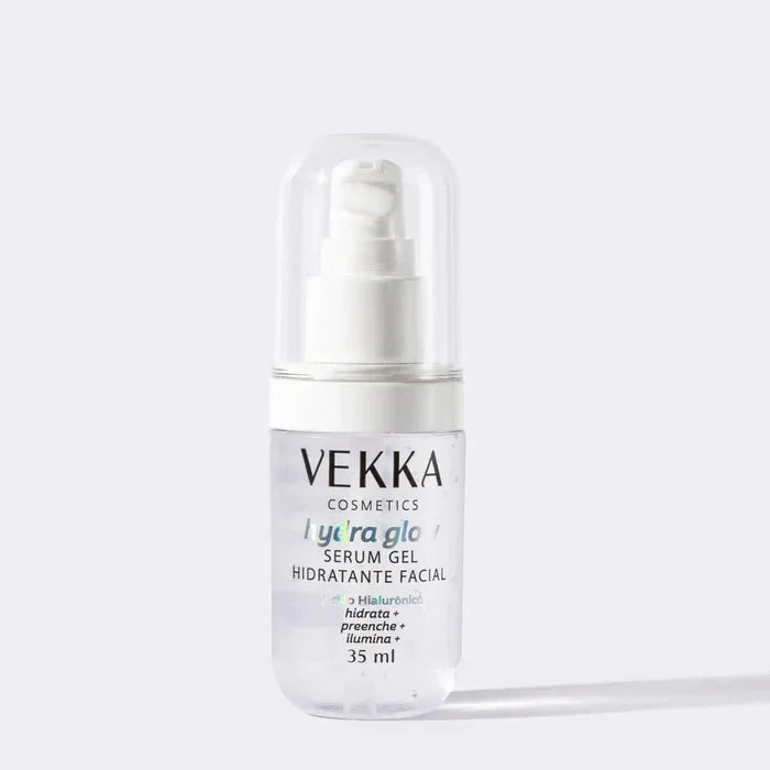 Sérum Gel Hidratante Facial Hydra Glow com Ácido Hialurônico 35ml - Vekka