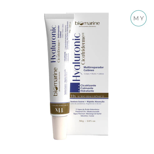 Creme Reparador Cicatrizante Hyaluronic Cicatriderme 30g - Biomarine