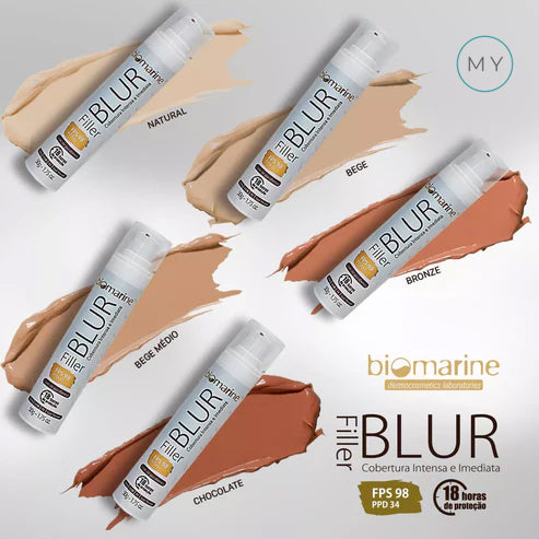 Protetor Solar com Cor Blur Filler FPS 98 50g - Biomarine