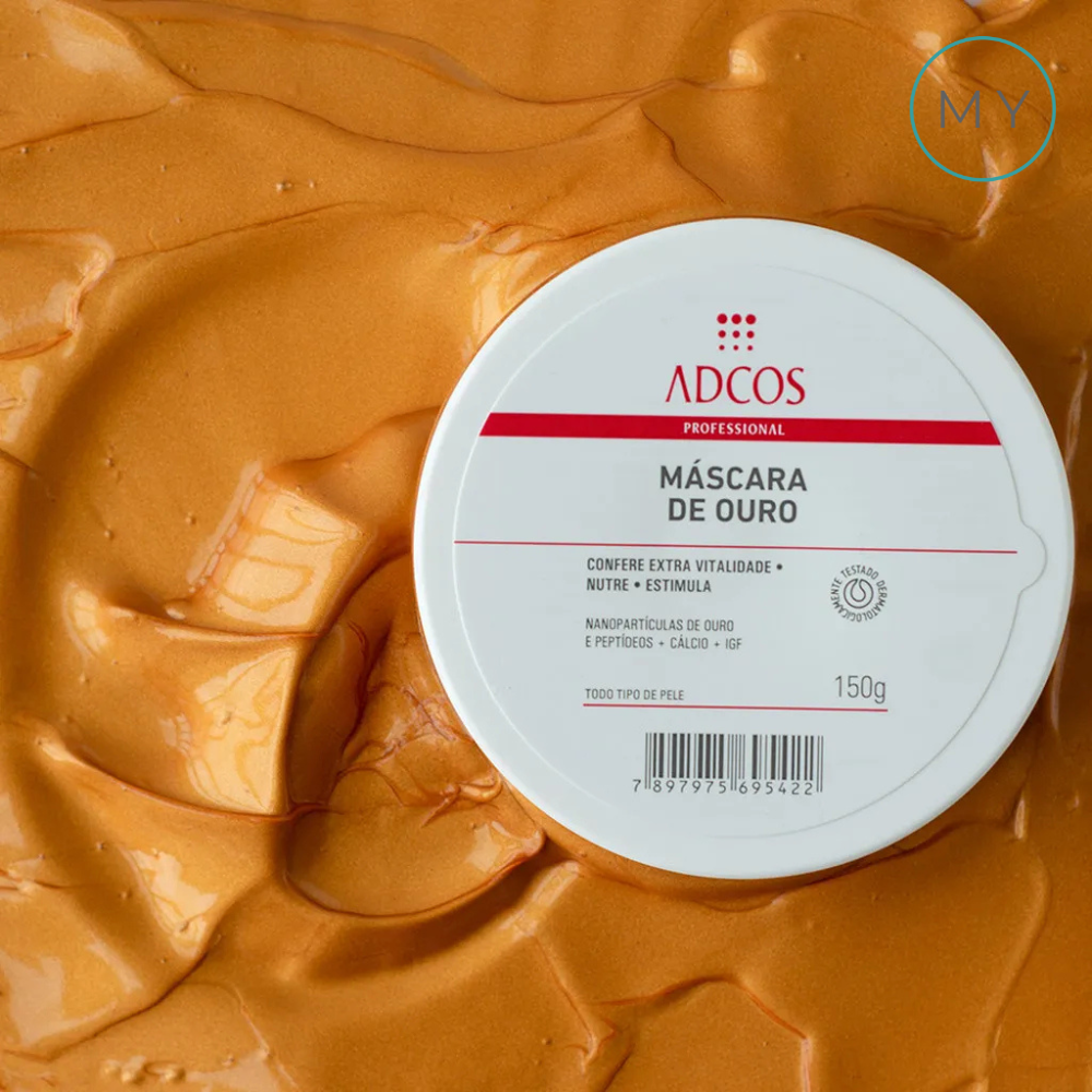 Máscara Facial de Ouro Anti-Idade 150g - Adcos