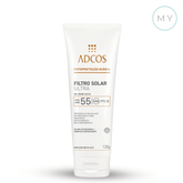 Protetor Solar Ultra Gel Creme Incolor FPS 55 120g - Adcos
