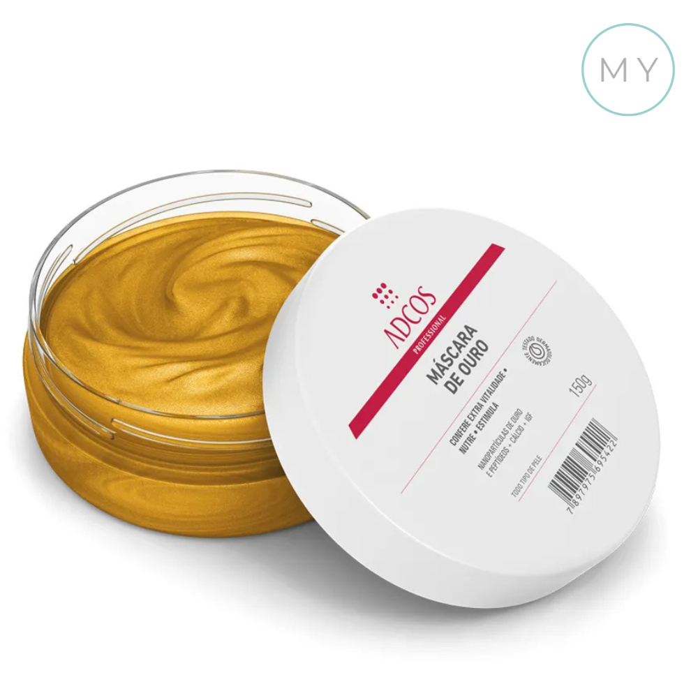 Máscara Facial de Ouro Anti-Idade 150g - Adcos