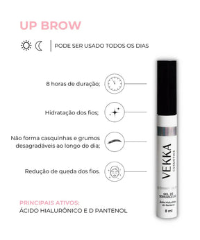 Gel de Sobrancelha Up Brow 8g - Vekka
