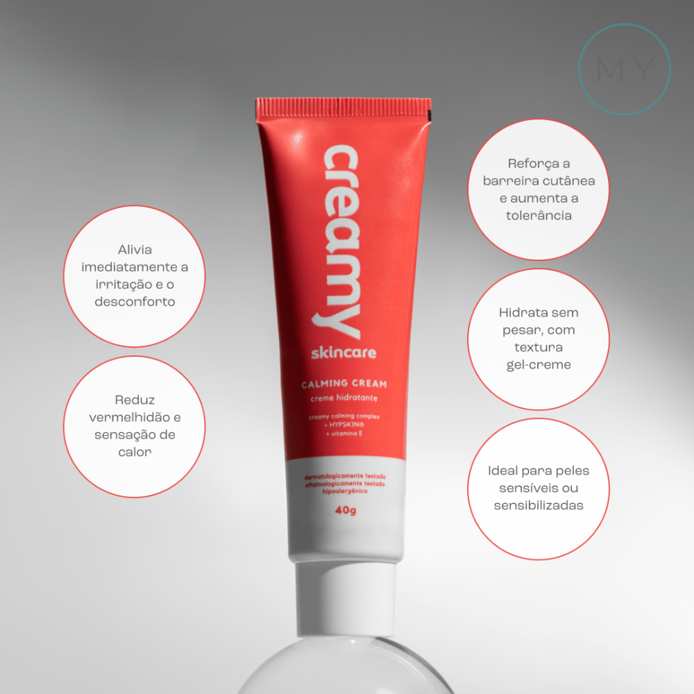 Gel-creme Hidratante Calmante Calming Cream 40g - Creamy