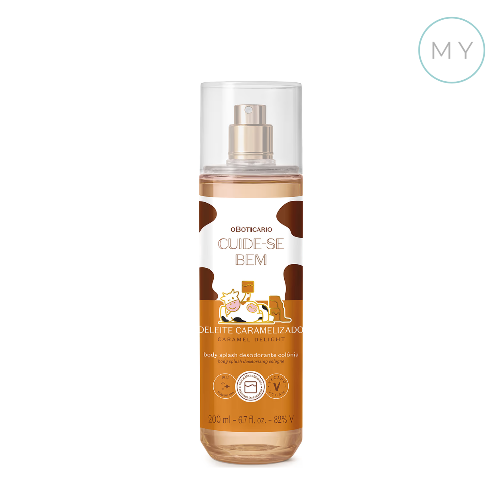 Combo Cuide-se Bem Deleite Caramelizado: Body Splash 200ml + Loção Corporal 400ml - Boticário