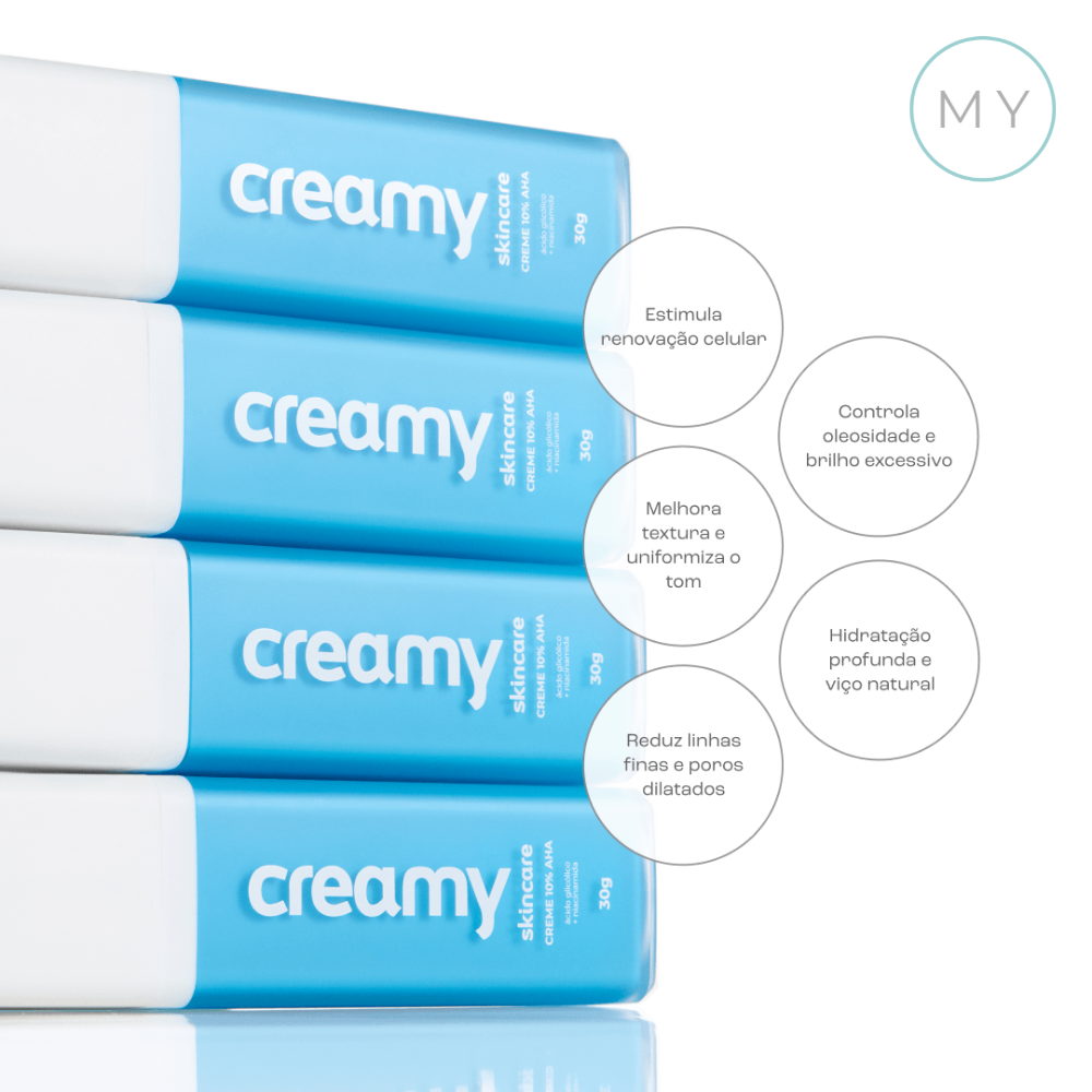Esfoliante Químico Ácido Glicólico 30g - Creamy