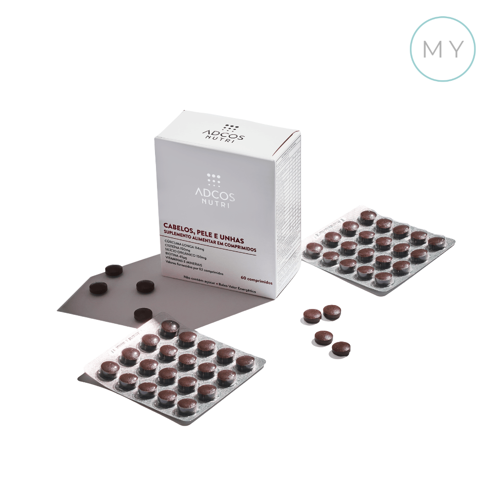 Nutri Cabelos, Pele e Unhas 60 cápsulas - Adcos