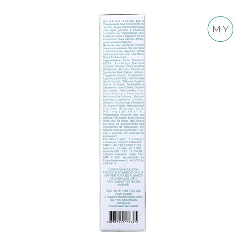 Sérum para Crescimento de Cílios e Sobrancelhas Up Cílios - Biomarine