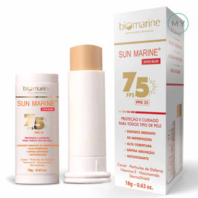 Protetor Solar Bastão com Cor Stick Blur FPS 75 18g - Biomarine