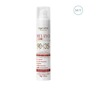 Protetor Solar e Clareador de Manchas Melano Defense FPS90 50g - Biomarine