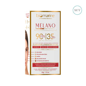 Protetor Solar e Clareador de Manchas Melano Defense FPS90 50g - Biomarine