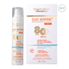Protetor Solar Facial Sun Marine FPS 80 50g - Biomarine