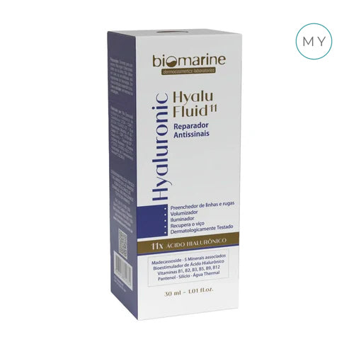 Fluido Reparador Biomarine Hyaluronic Hyalu Fluid 30ml - Biomarine
