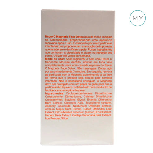 Máscara Facial Detox com Vitamina C Rever C Magnetic - Biomarine