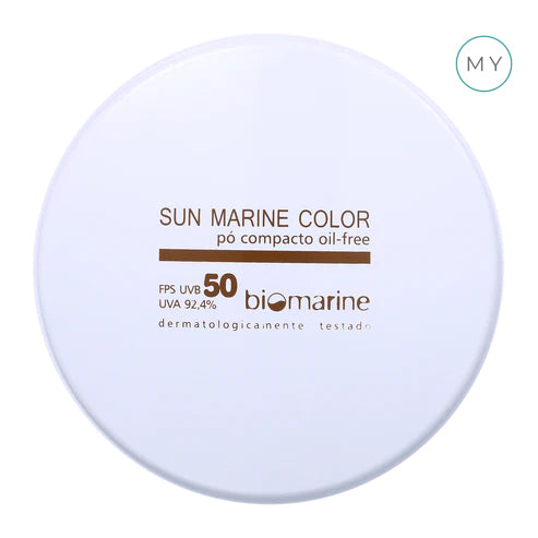 Protetor Solar Pó Compacto Sun Marine FPS 50 12g - Biomarine