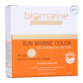 Protetor Solar Pó Compacto Sun Marine FPS 50 12g - Biomarine