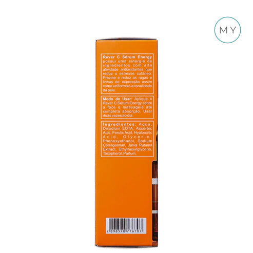 Sérum Anti-Idade Vitamina C 30% Rever C Serum Energy - Biomarine